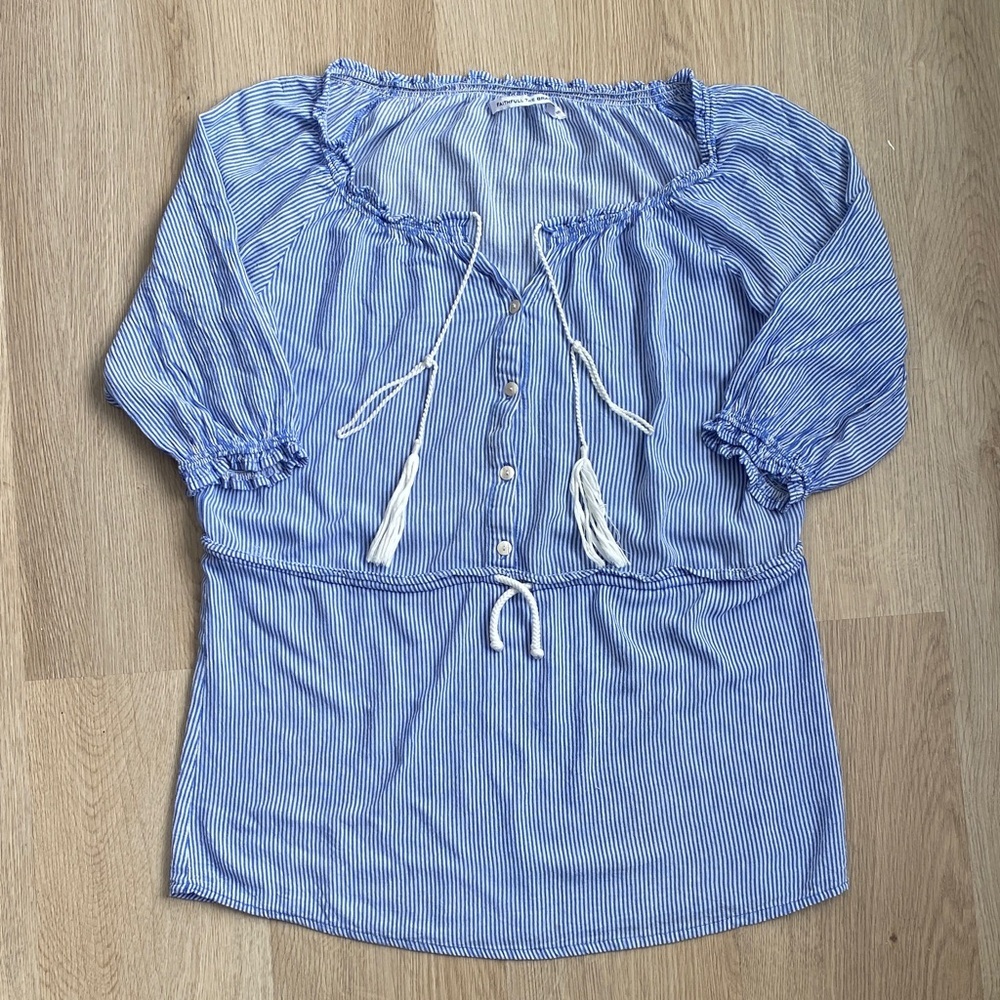 Faithfull the Brand Striped Tunic Top